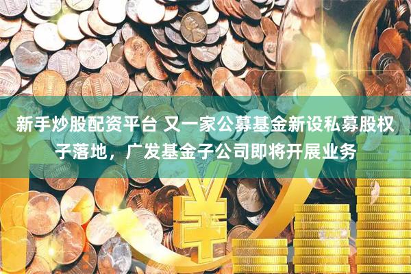 新手炒股配资平台 又一家公募基金新设私募股权子落地，广发基金子公司即将开展业务