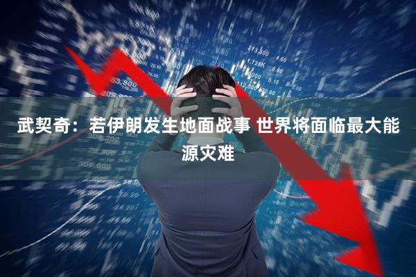 武契奇：若伊朗发生地面战事 世界将面临最大能源灾难